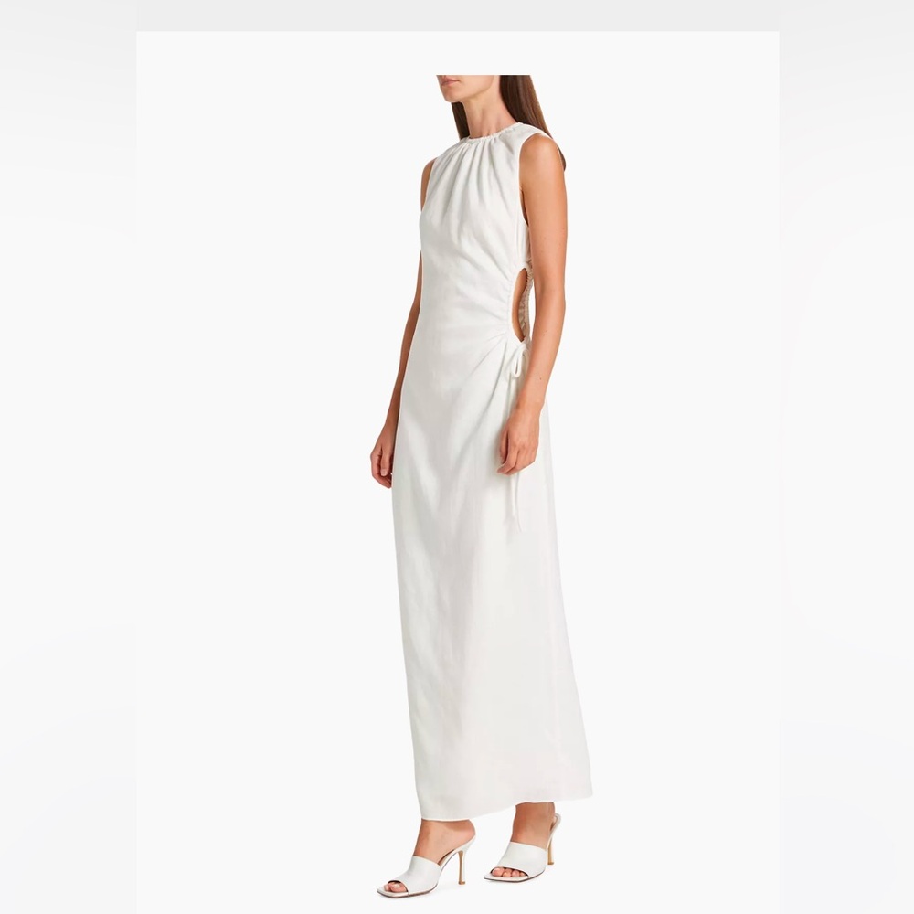 Sir The Label linen Blanche Maxi Dress | size small